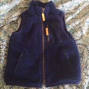 Toddler boys fleece vest
