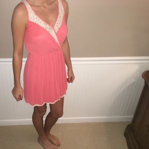 Coral dress . XS
