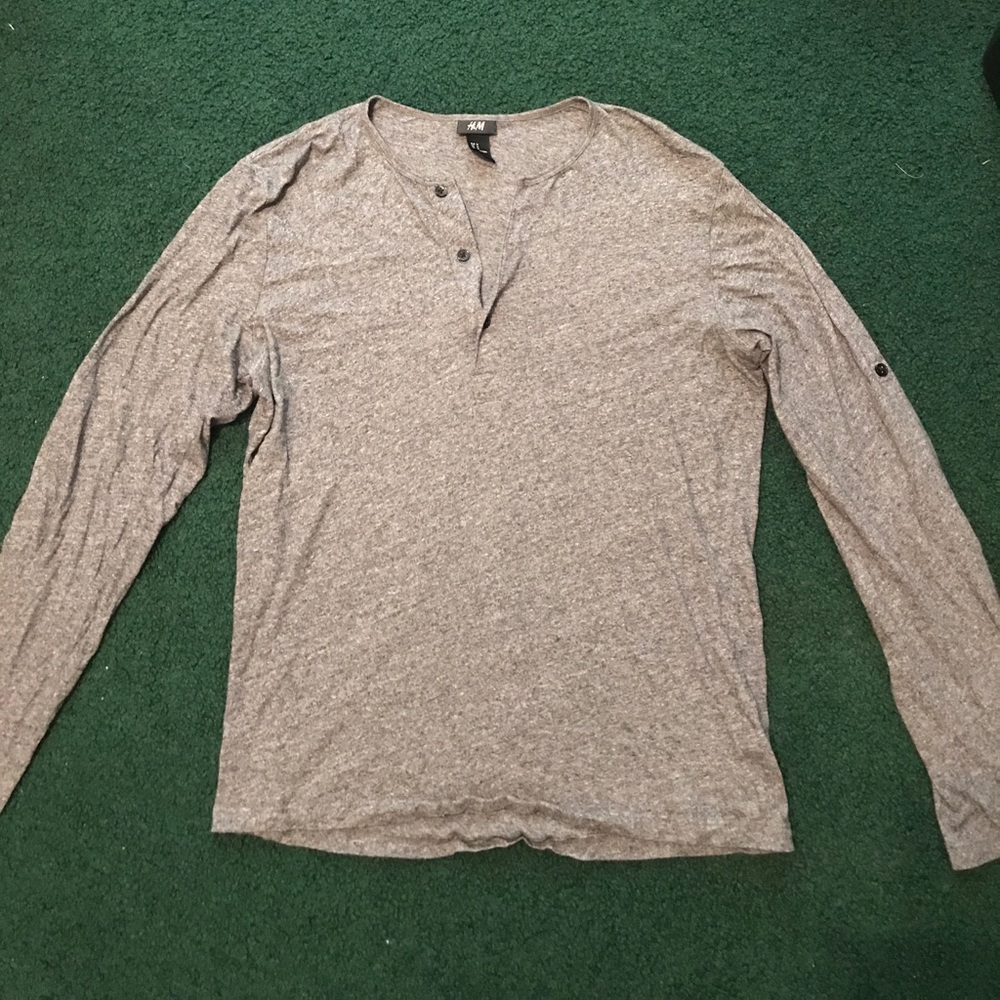 H&M Long Sleeve 1/4 button-up
