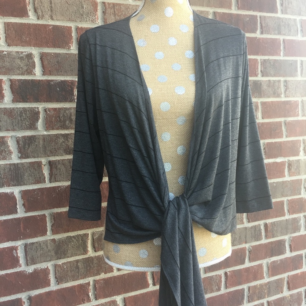 Comfy Clothing Knit Tie-Front Cardigan