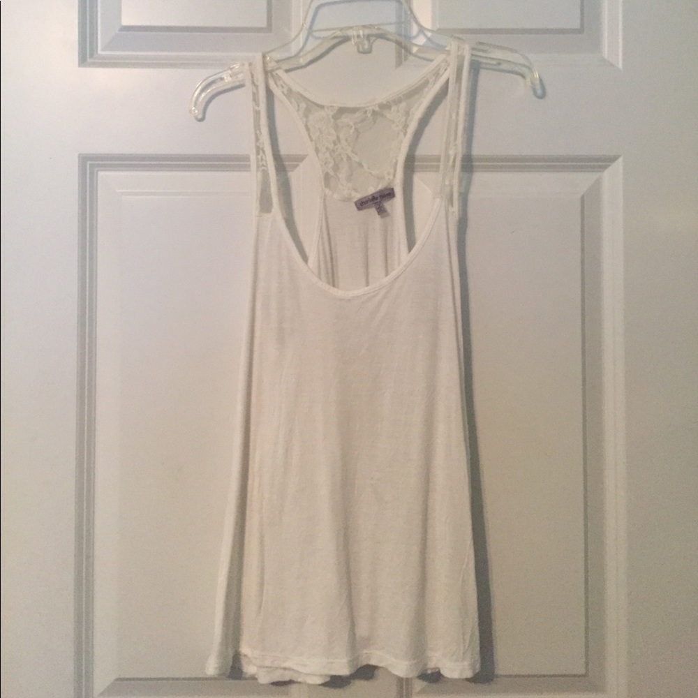 White tank top