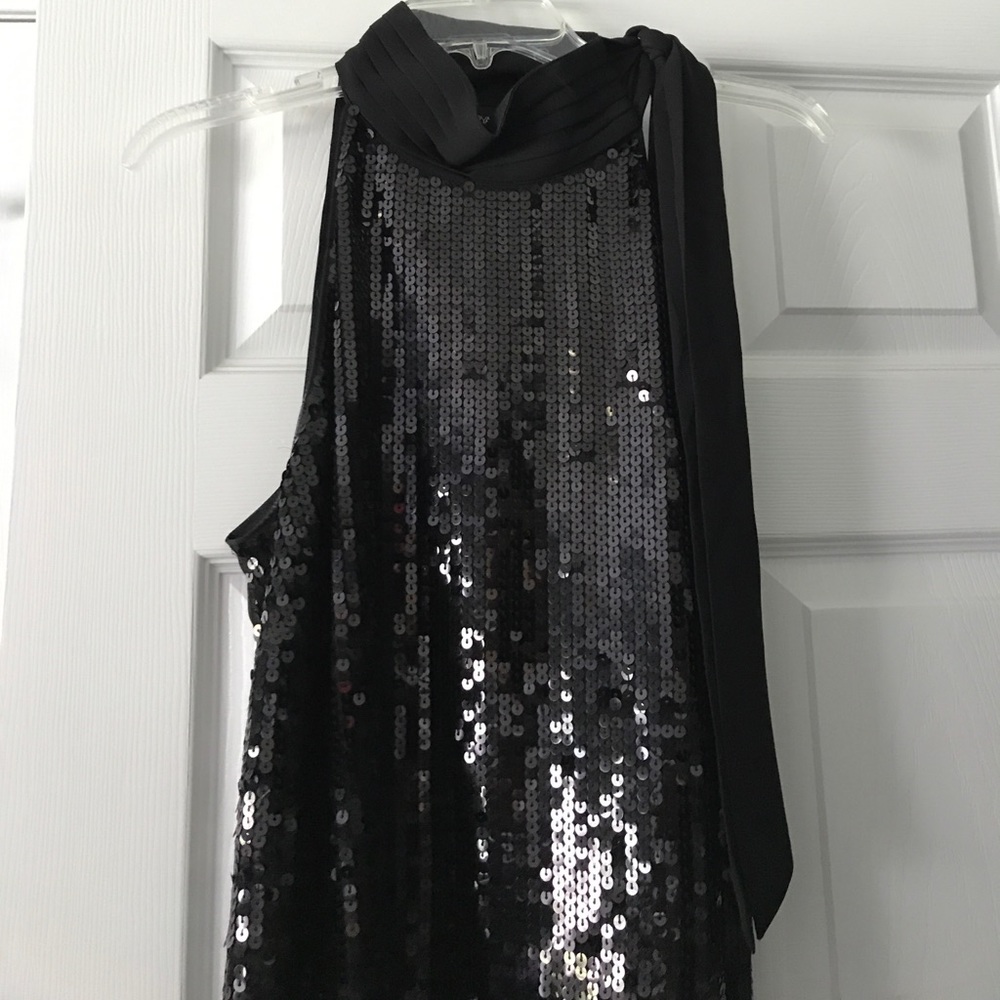 Lane Bryant black sequin tank. Size 18