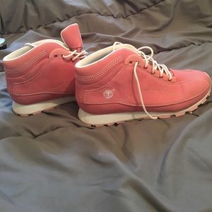 Pink timberlands