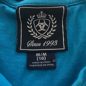 ARIAT horseback riding shirt, Girls size 10