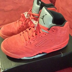 Air jordan retro 5s red