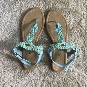 Blue/Green Delia's Sandals