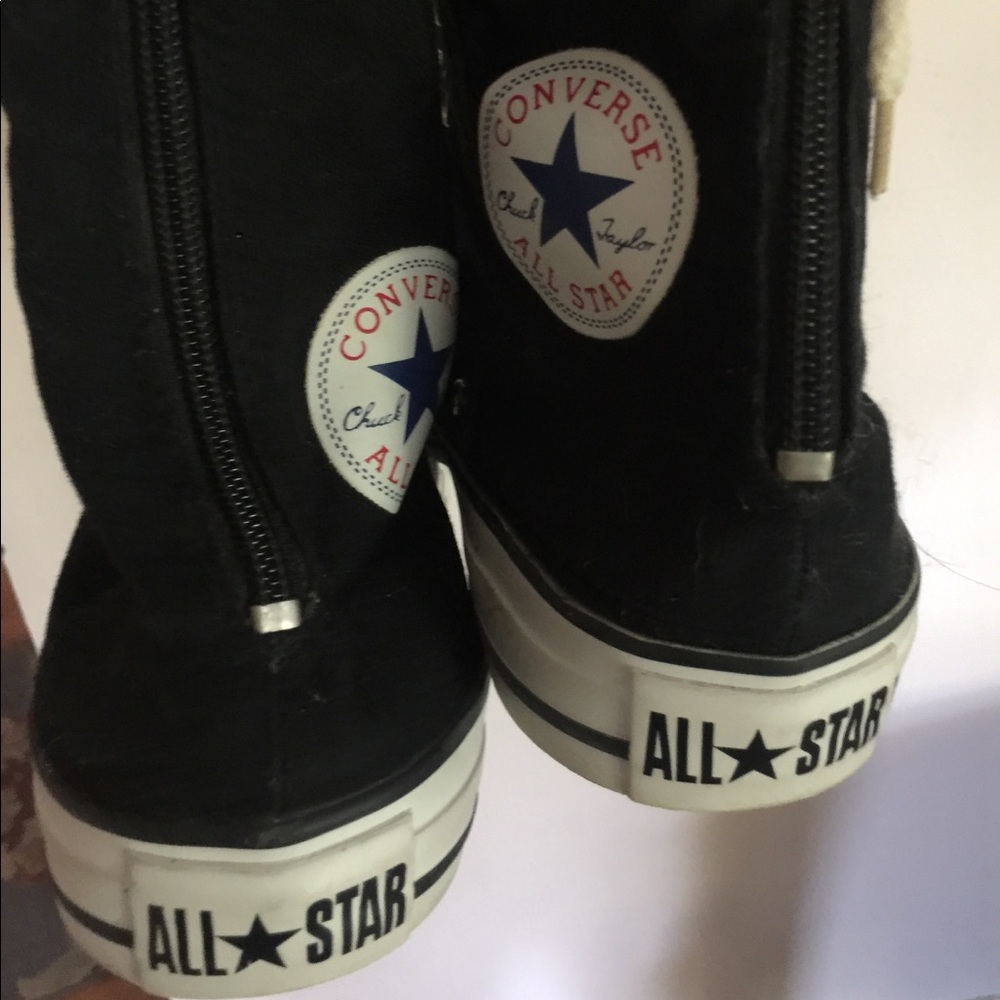 Black Knee Length Converse Unisex