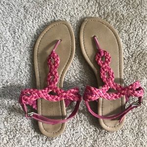 Peach/Pink Delia's Sandals!