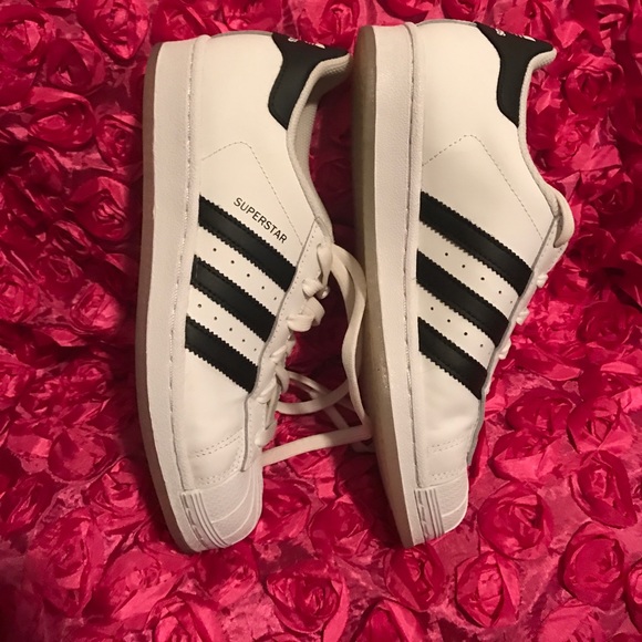 Adidas Superstar Black & White Sneaker main image 5