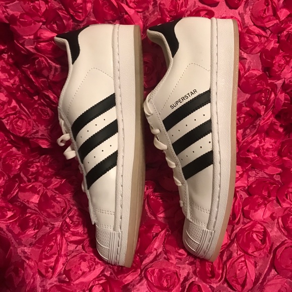 Adidas Superstar Black & White Sneaker main image 4