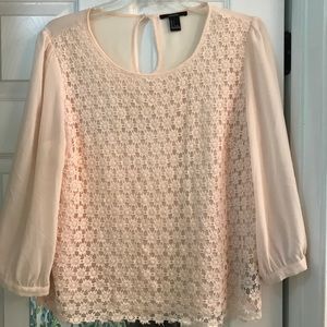 Babydoll Pink Quarter Sleeve Blouse