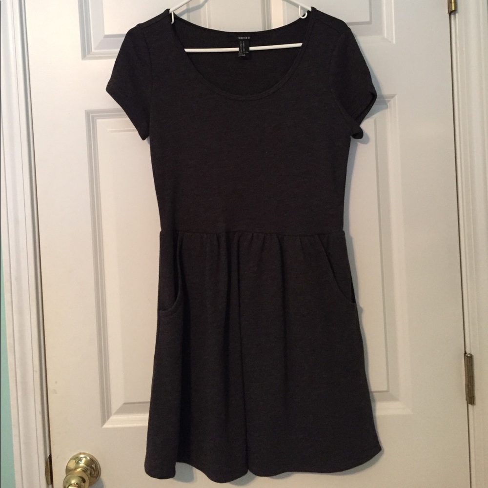 Dark grey dress