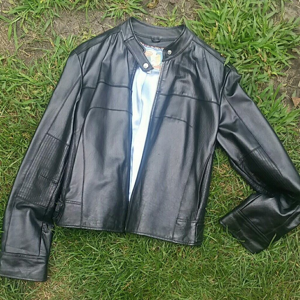Womens leather jacket
