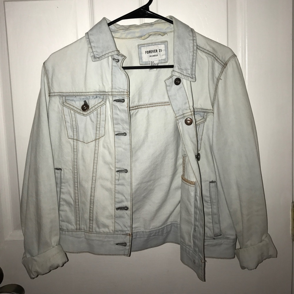 light wash denim jacket