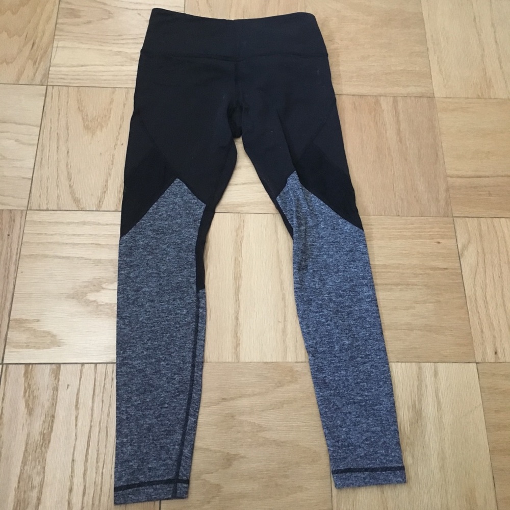 GLYDER Black/grey mesh legging