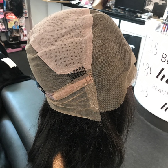Human wig 100% virgin Remy Fulllace Lace Free Part main image 4