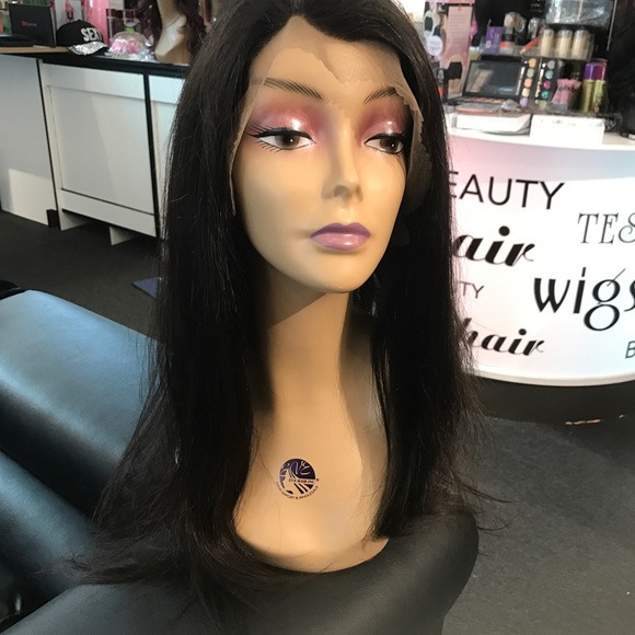 Human wig 100% virgin Remy Fulllace Lace Free Part main image 5