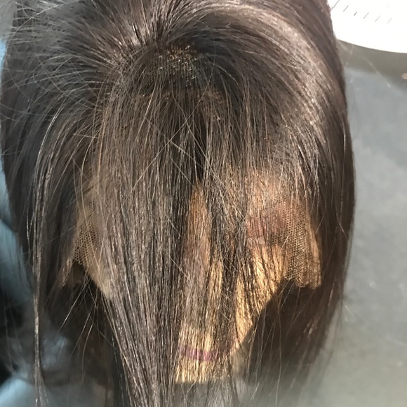 Human wig 100% virgin Remy Fulllace Lace Free Part main image 7