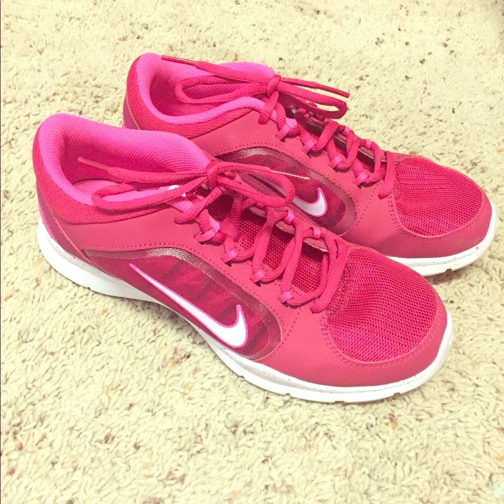 EUC hot pink nikes