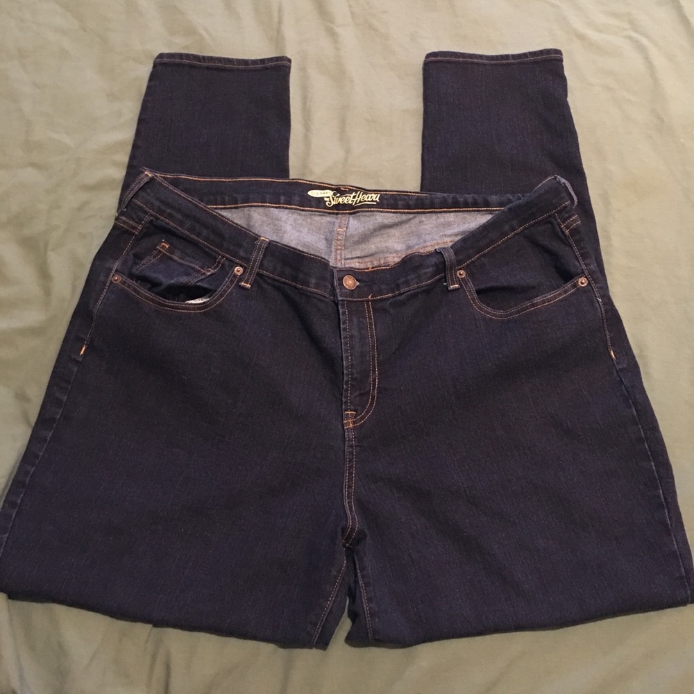 SOLD   Navy "The Sweet Heart" Jeans Size 20 - Picture 6 of 8