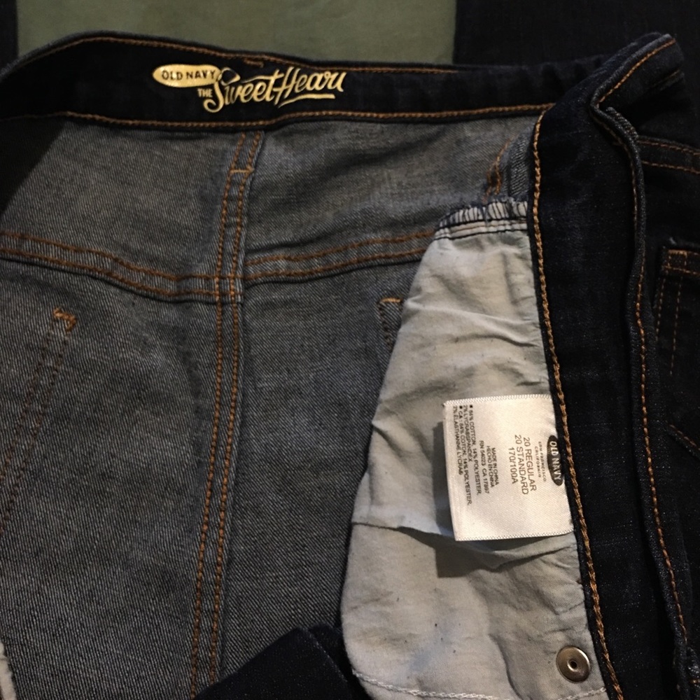 SOLD   Navy "The Sweet Heart" Jeans Size 20 - Picture 7 of 8