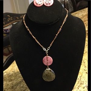 Silpada Necklace and matching earrings