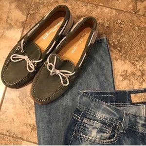 9.5 Ernest Hemingway Gray Suede Loafers