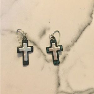 Cross earrings