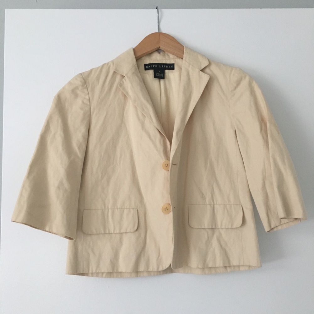 Ralph Lauren Cropped Blazer