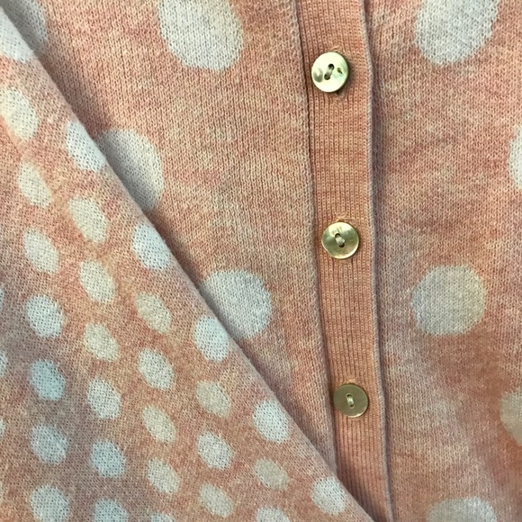 Pink Polk-a-dot Cardigan - Picture 2 of 2
