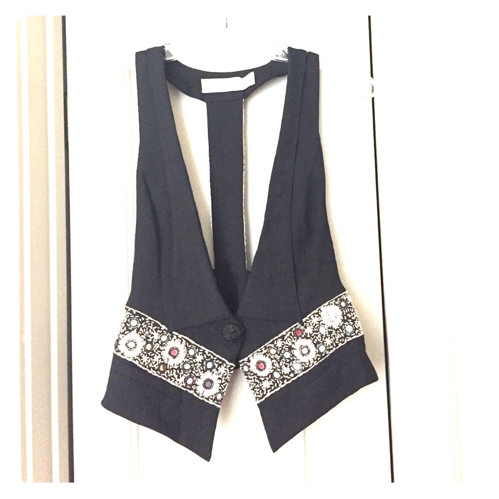 alice McCall back mirrored vest