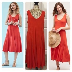 Anthropologie red Maeve dress