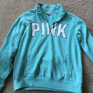 SOLD!!! Pink/Victoria Secret 1/4 Zip Sweatshirt