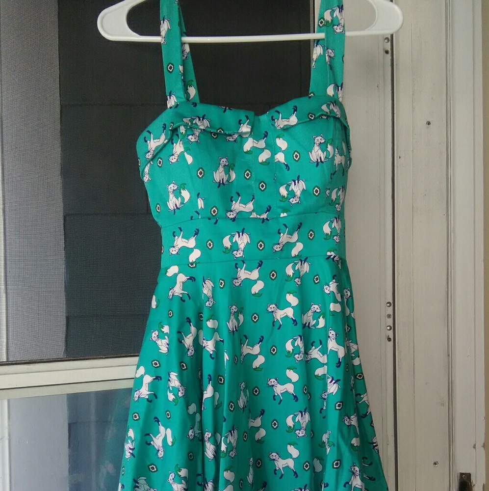 Ixia Fox dress sz Small (2-4) PinUp style