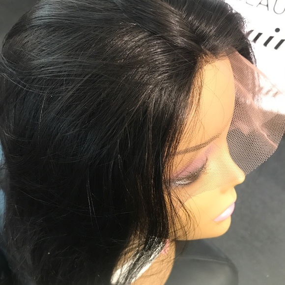 Human Lacefront full wig Indian Remy medium length