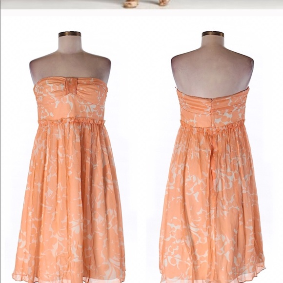 J crew peach dress - Picture 2 of 5
