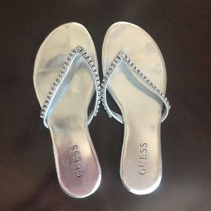 {Guess} Rhinestone Sandals