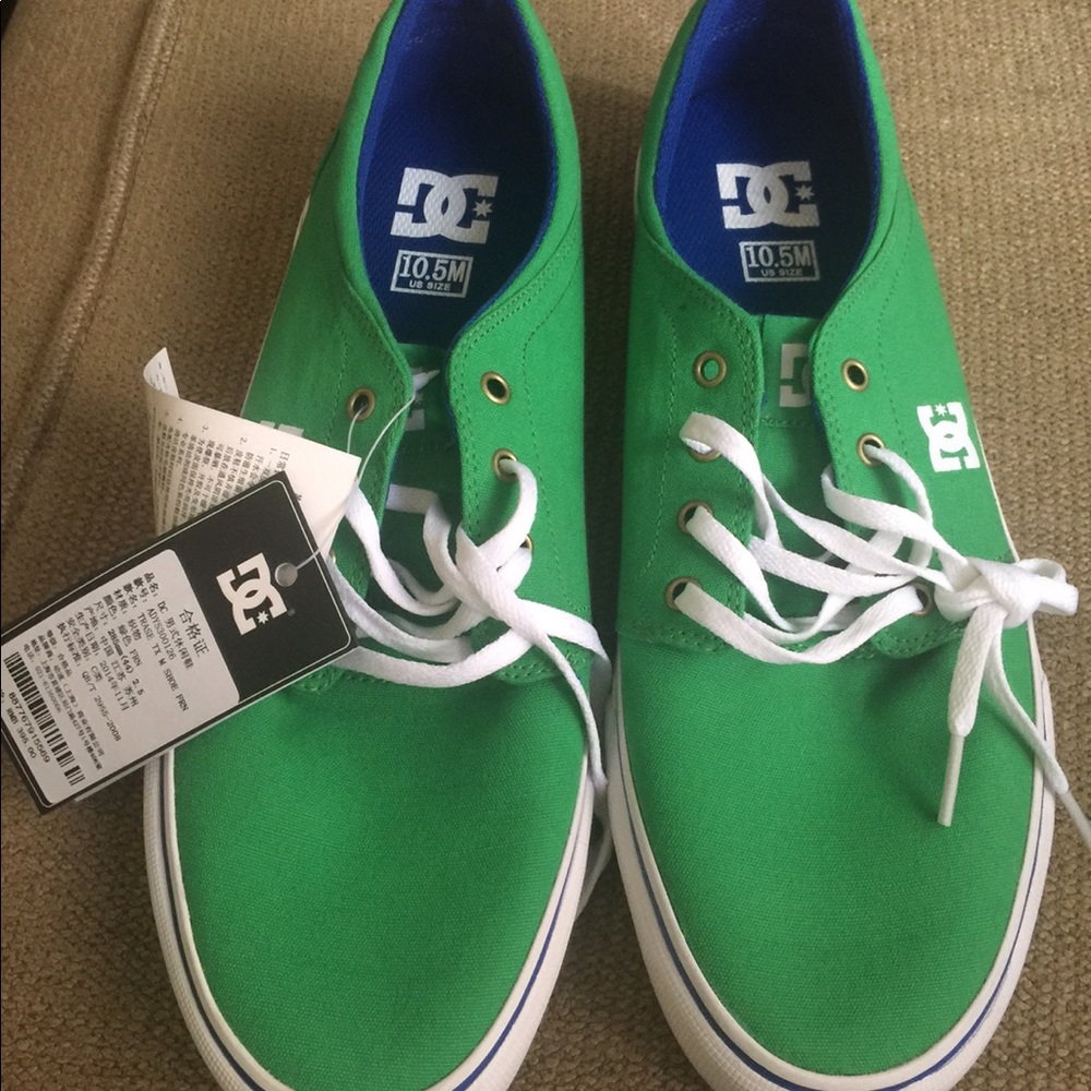 10.5 Green D.c. Shoes
