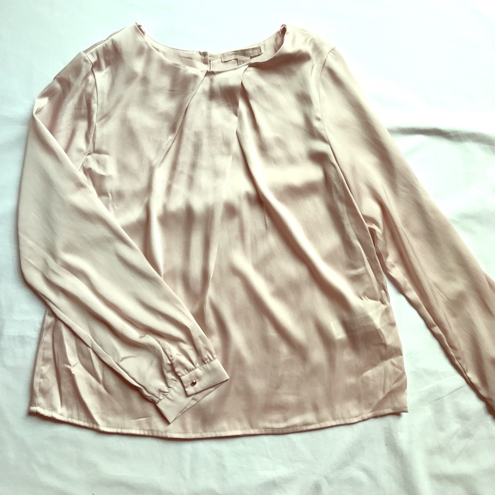 Forever 21 Classic Blouse with Gold Accent
