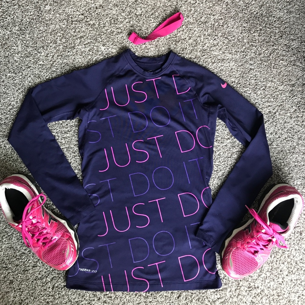 Nike Pro Combat EUC ThermaFit Long Sleeve Size S