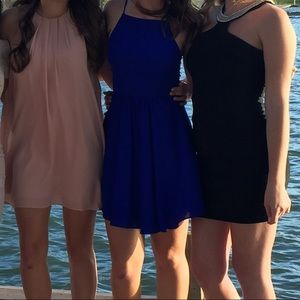 Cute Blue Homecoming Dress