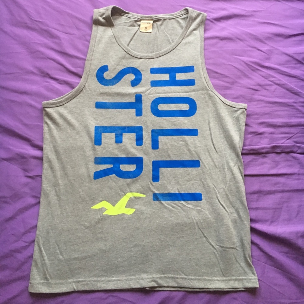 Hollister Medium Grey Tank Top