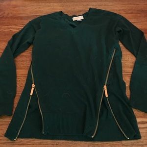 Michael kors side zip sweater
