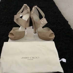 WOMEN'S SIZE 8 JIMMY CHOO PLATFORM HEELS