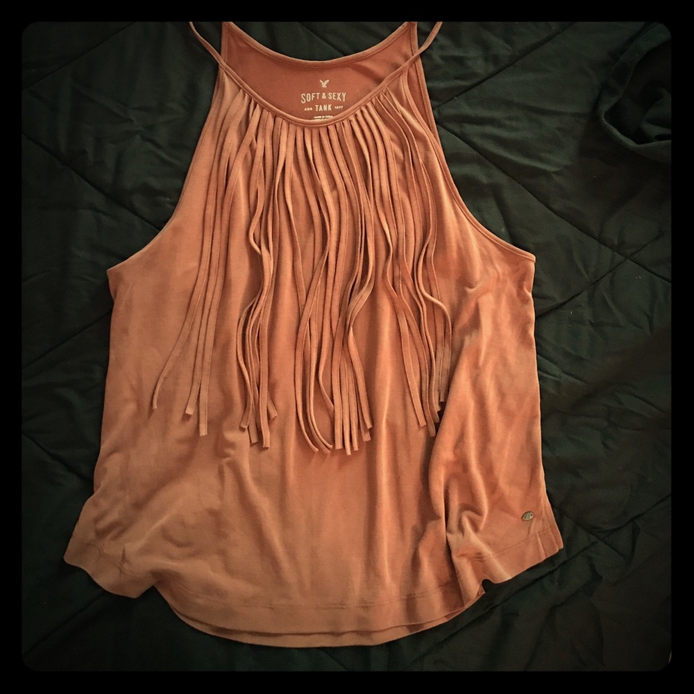 American Eagle Soft & Sexy Fringe Tank Large