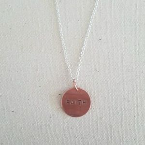 Faith necklace