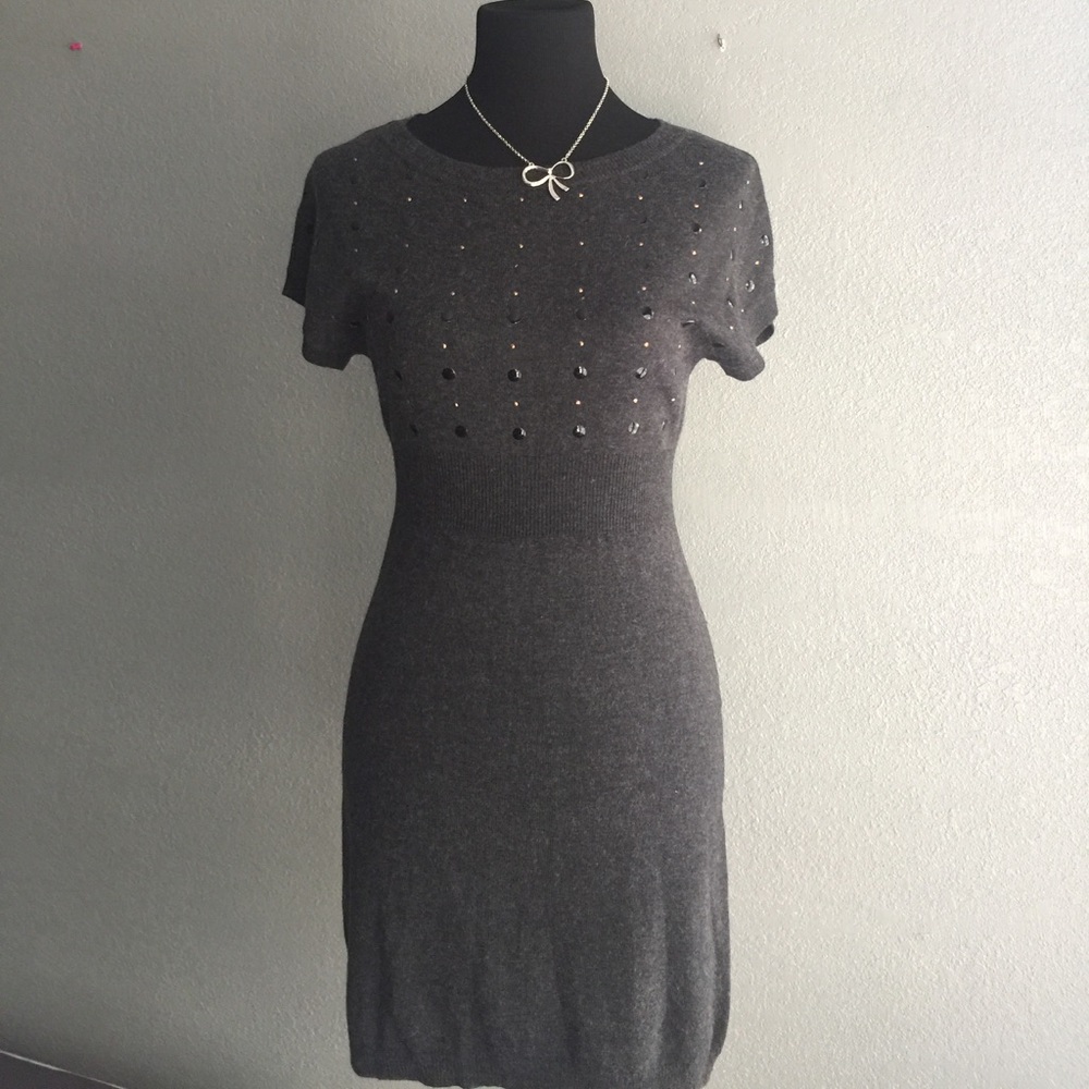 JJ Basics cute sweater dress sz M juniors