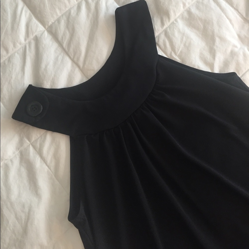 Black tank.  Size small.