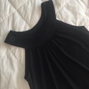 Black tank.  Size small.