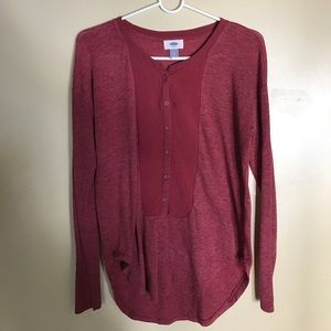 Maroon long sleeve
